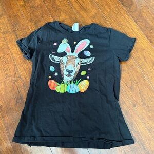 Goat Easter Egg Graphic T-Shirt